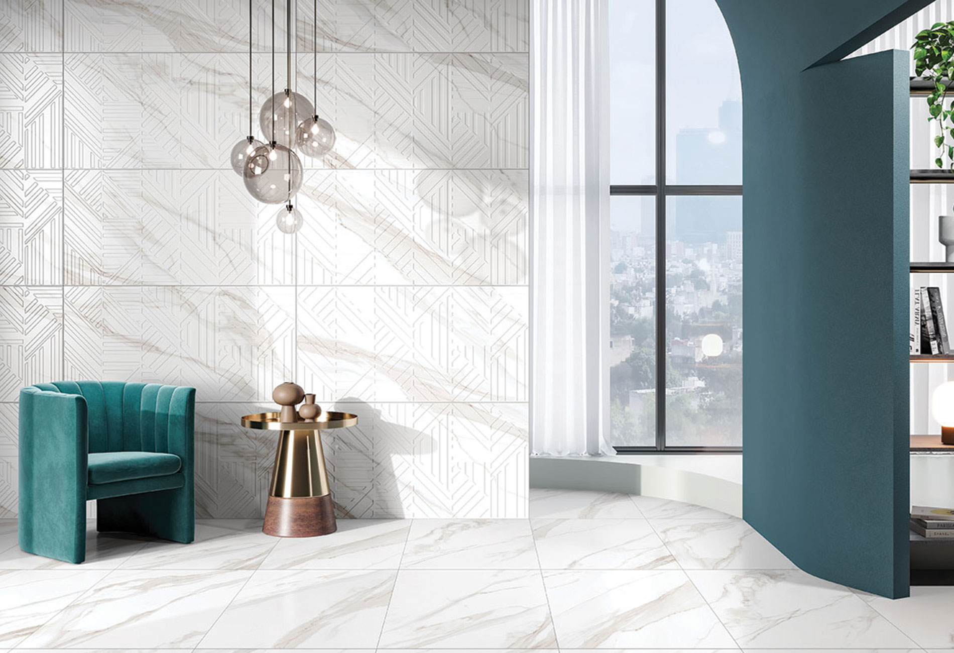 STATUARIO CHROMITE DECOR