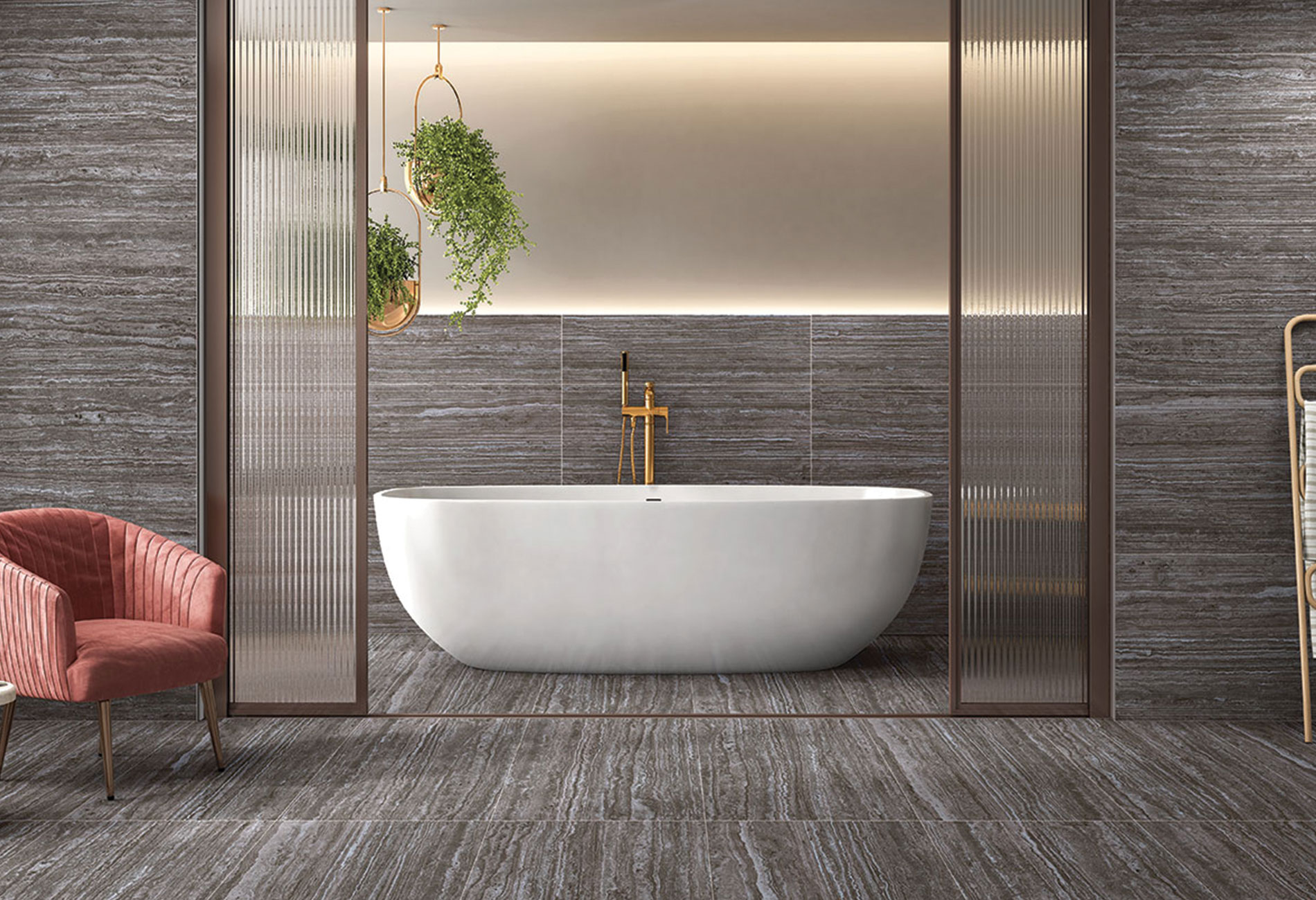 TRAVERTINE NERO DECOR